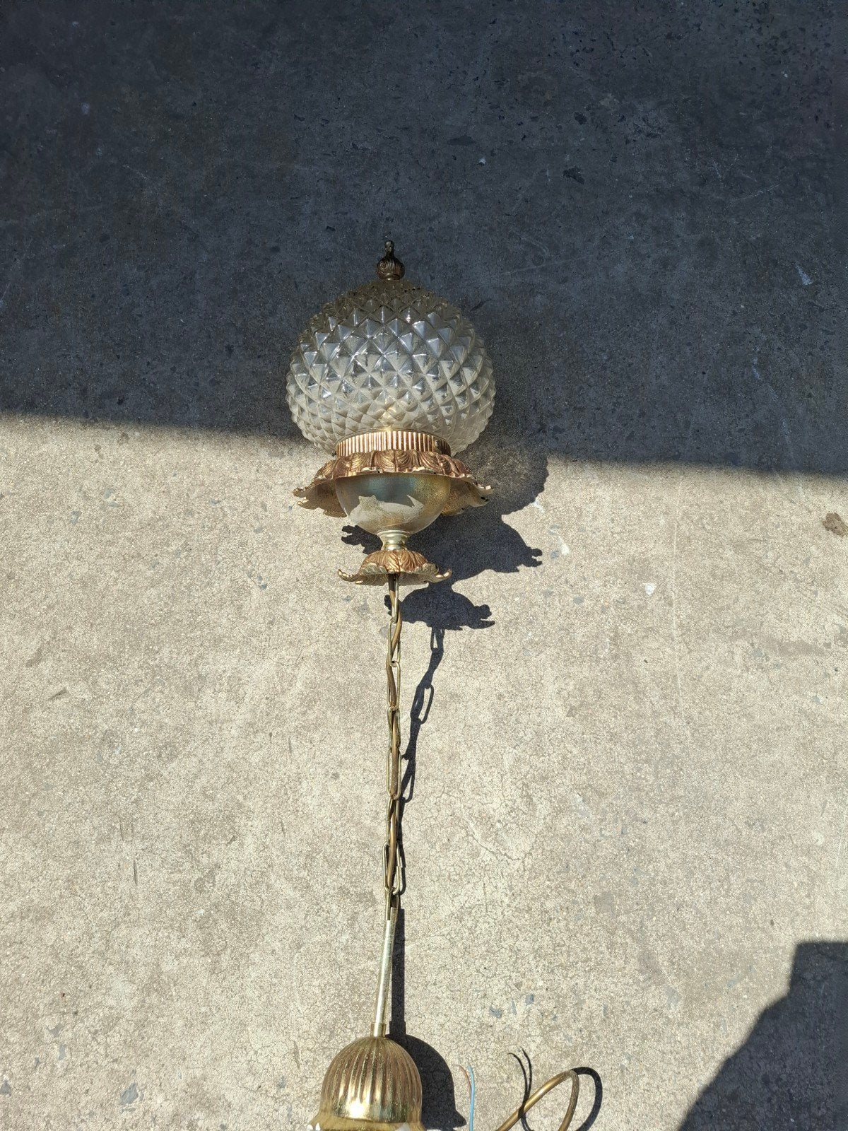 Te koop lamp, Ophalen