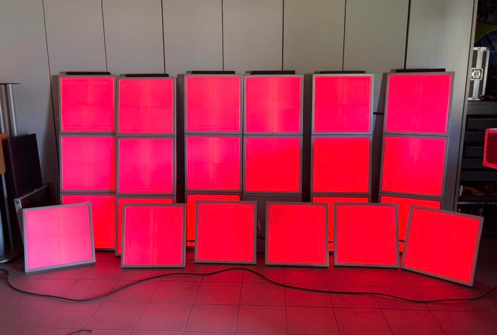 24 ledpanels - zonder sturing - 75€ all, Muziek en Instrumenten, Ophalen, Gebruikt, Licht