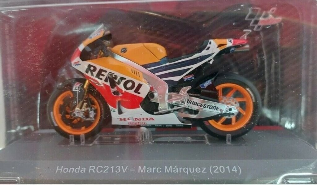 Marc Marquez Honda RC213V 2014 1:18 diecast, Enlèvement ou Envoi, Neuf, Moteur, Autres marques