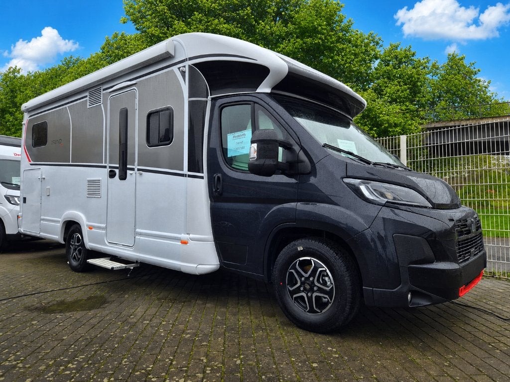 Dethleffs Trend T7057 EBL Active, Caravans en Kamperen, Mobilhomes, Bedrijf, tot en met 4, Half-integraal, Dethleffs, Fiat, 7 tot 8 meter