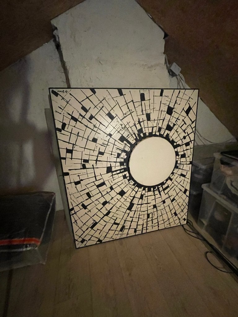 Modern Schilderij Pierre Fritz, Aken - 113x95 cm, Ophalen, Abstract