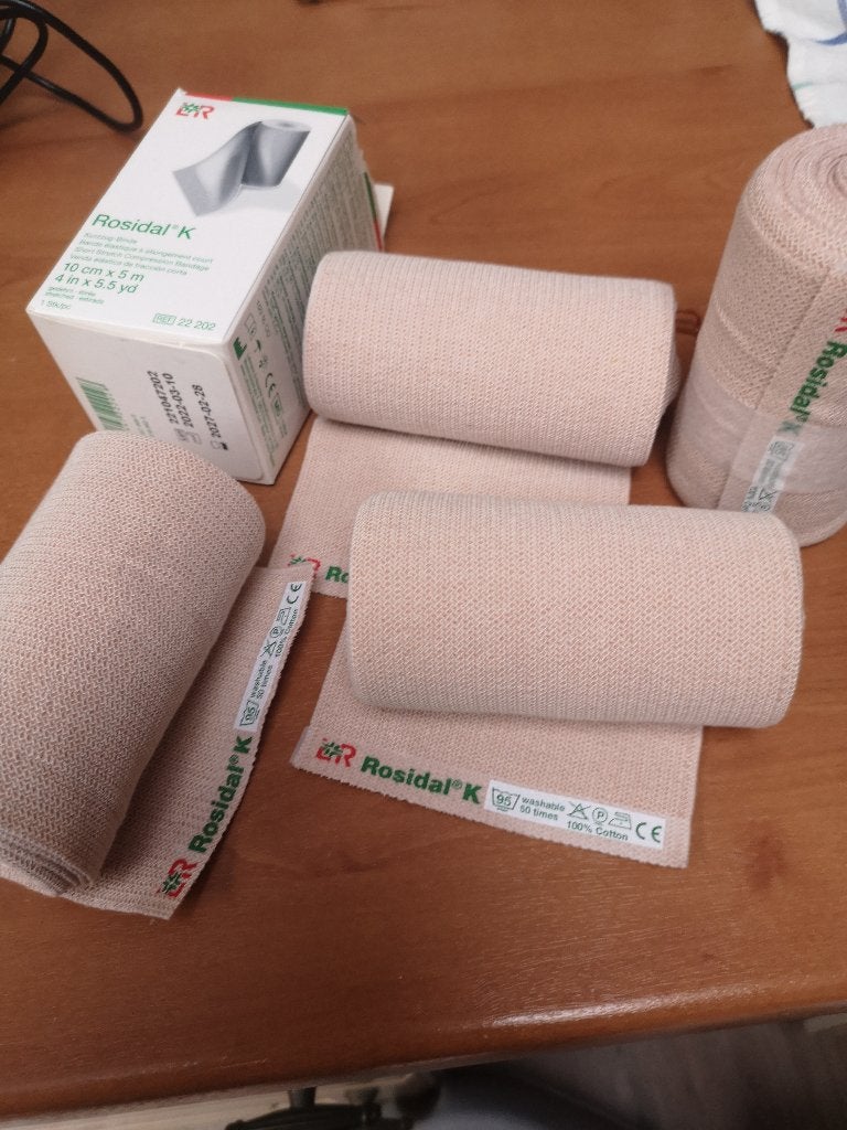 4 nouveaux rouleaux de pansement Rosidal K, Enlèvement ou Envoi
