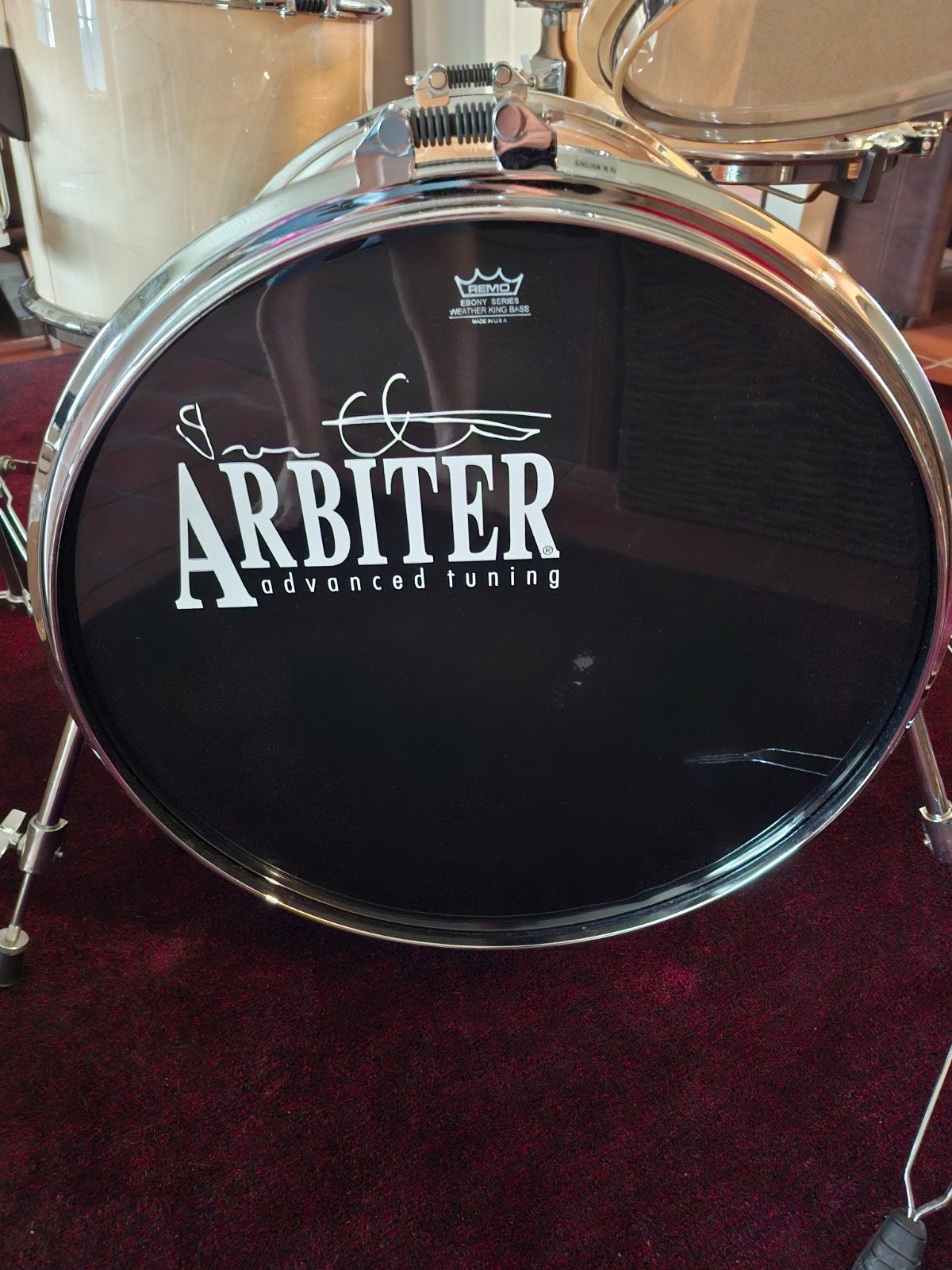 zeldzaam vintage maple arbiter advanced tuning drumstel zgst, Ophalen, Zo goed als nieuw, Drums of Percussie