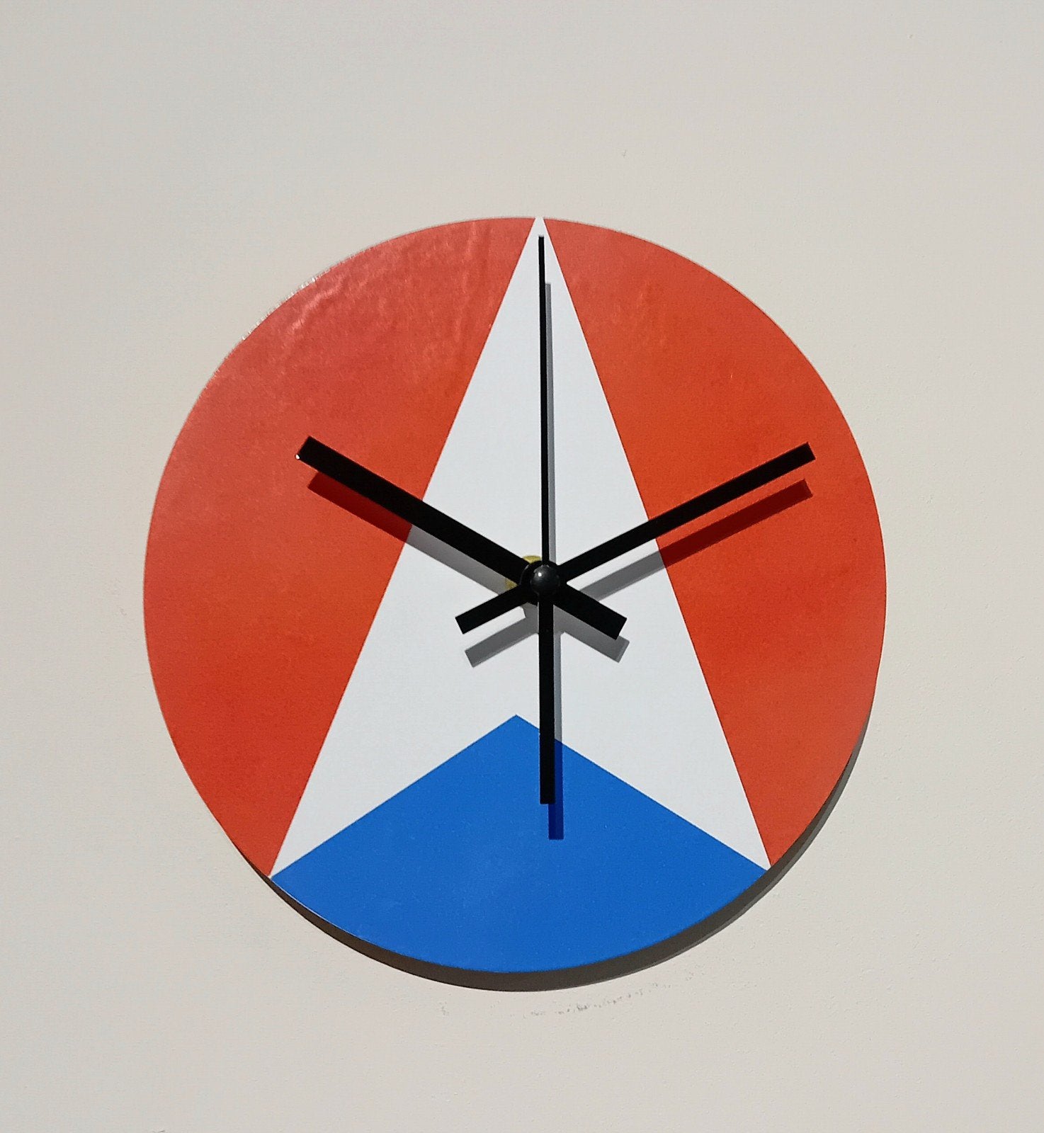 Michel Vaillant (logo): wandklok met een diameter van 20 cm, Verzenden, Handgemaakt, Nieuw, Wandklok