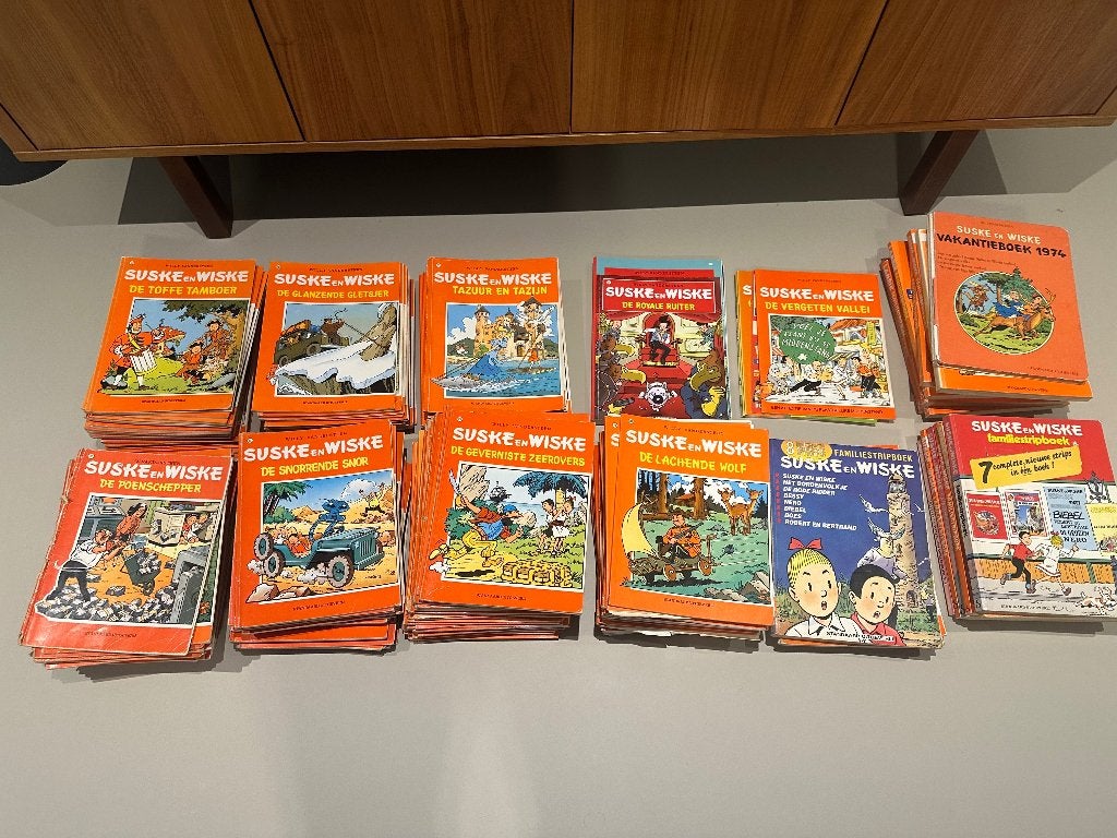 400+ strips - Suske en Wiske, Jommeke, Jerom, Asterix, ..., Livres, BD, Plusieurs BD, Enlèvement, Utilisé, Verschillende auteurs