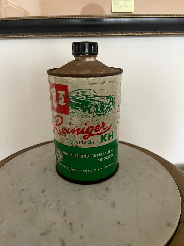 Vernis à voiture Vintage Blik des années 1960/70, Enlèvement ou Envoi, Utilisé, Autre, Autres marques