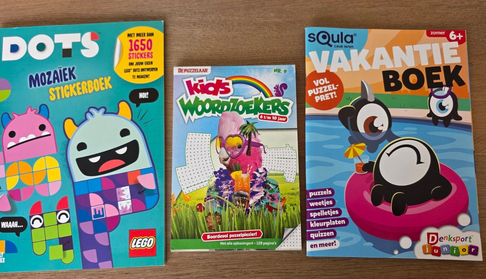 Drie nieuwe spelletjesboeken voor kinderen, Ophalen of Verzenden, Nieuw, Overige typen