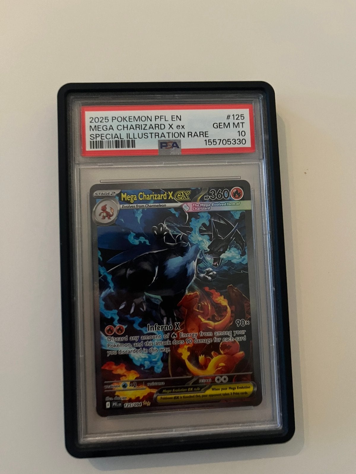 Charizard psa 10, Ophalen of Verzenden, Zo goed als nieuw