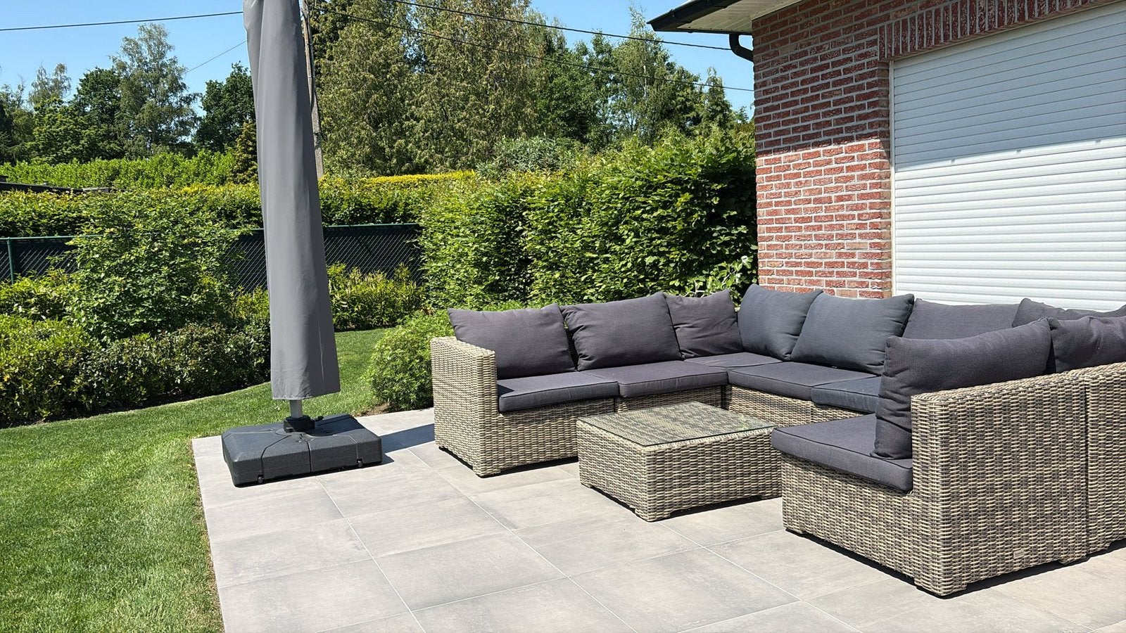 Loungeset in uitstekende staat, Enlèvement, Comme neuf, Sets de jardin