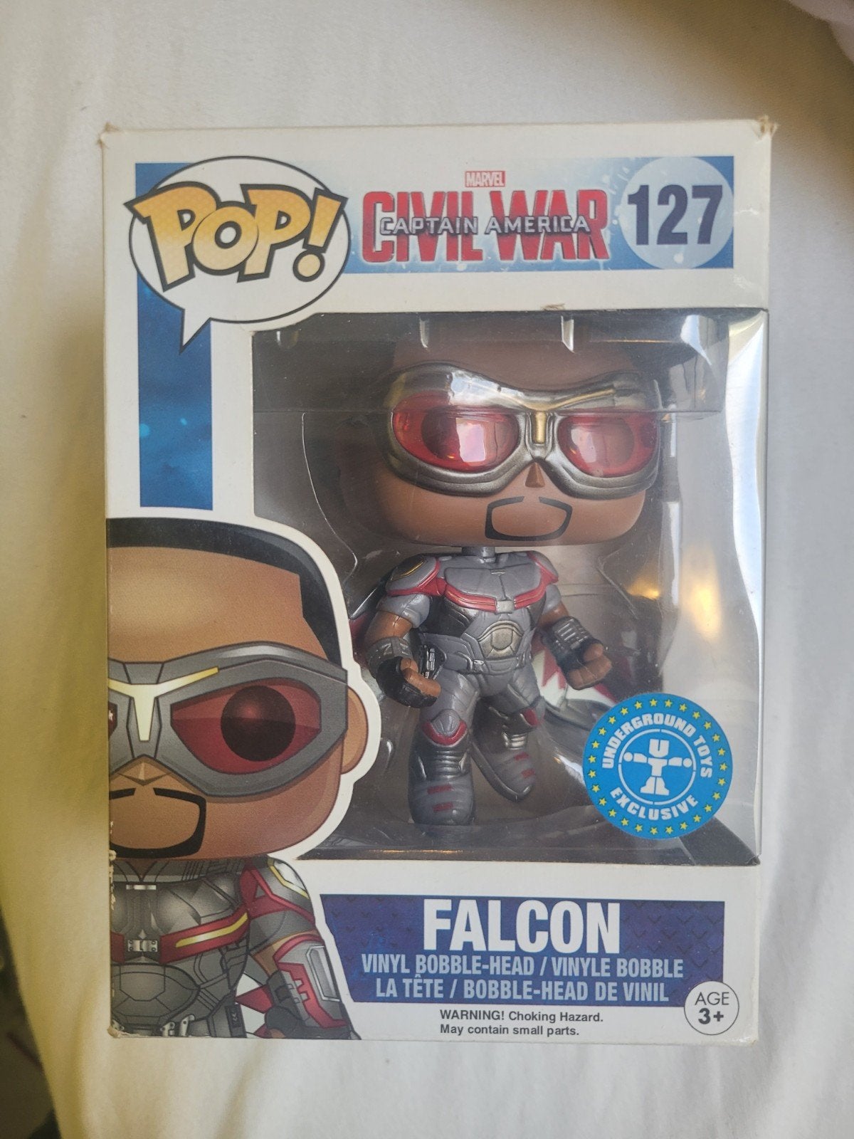 Funko Pop ! Jouets souterrains Marvel Civil War : Falçon #12, Enlèvement ou Envoi