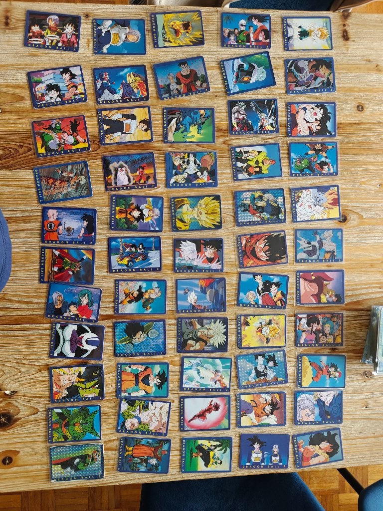 Dragon ball Z Serie 1 Cartes panini, Enlèvement ou Envoi, Utilisé, Carte(s) à jouer
