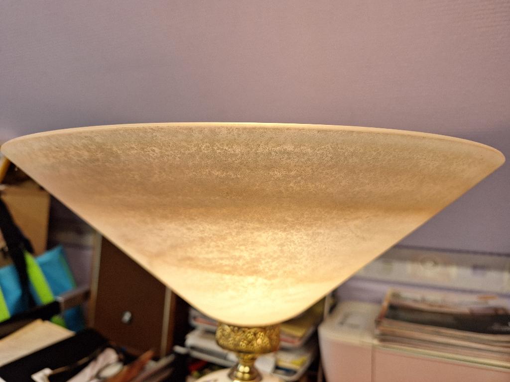 lampenkap, Huis en Inrichting, Ophalen, Gebruikt, Beige, Rond