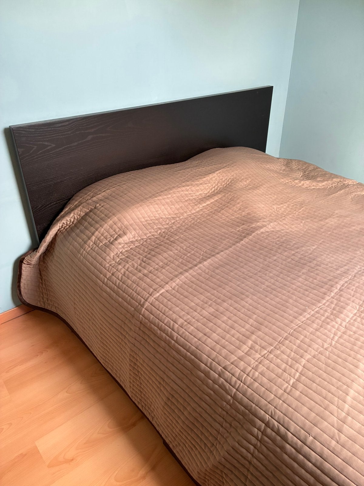 Bed 160x200 cm met verstelbare lattenbodems en 4 schuiven, Huis en Inrichting, Ophalen, Verstelbaar, Bruin, Tweepersoons