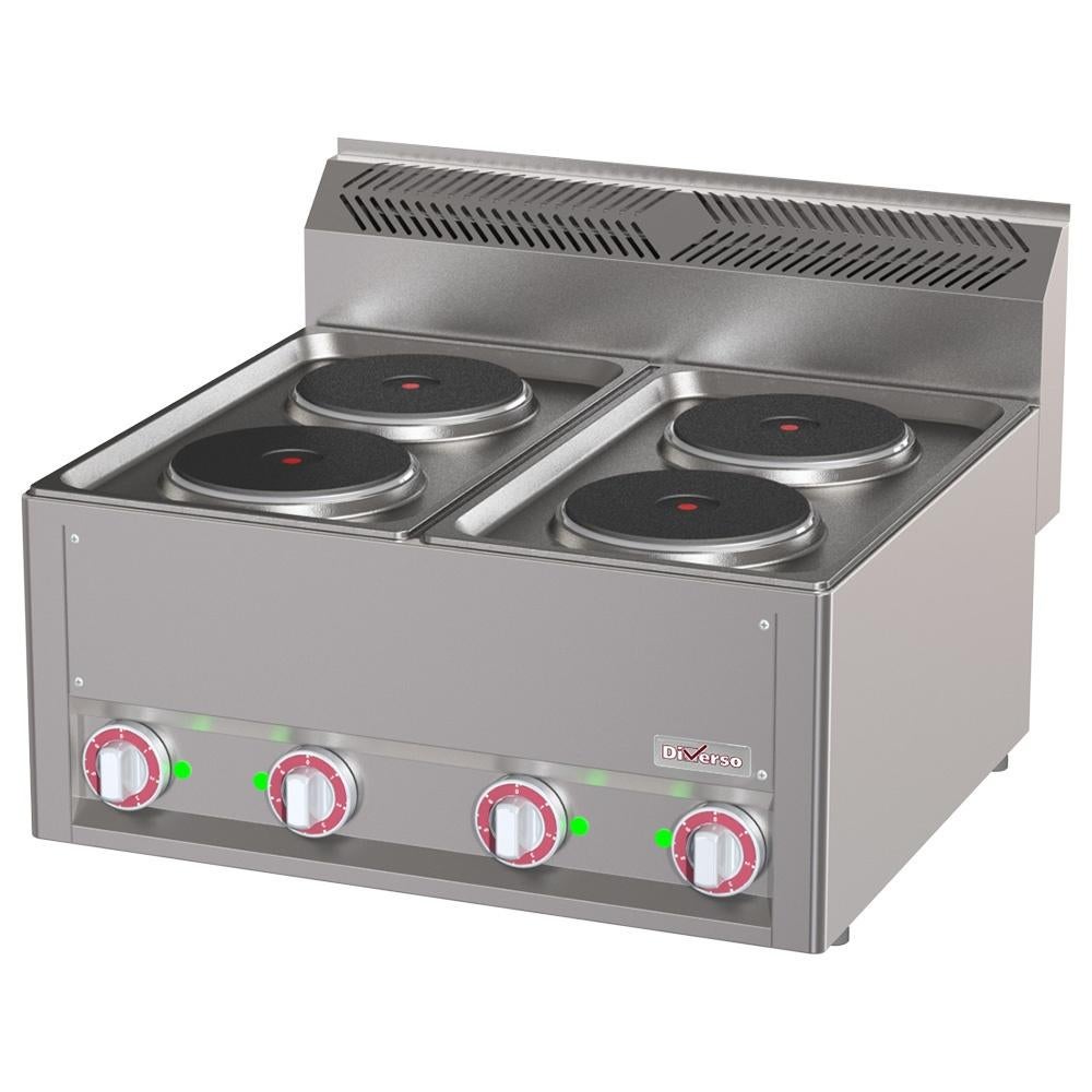 Cuisinière électrique 4 plaques, -Top-, Envoi