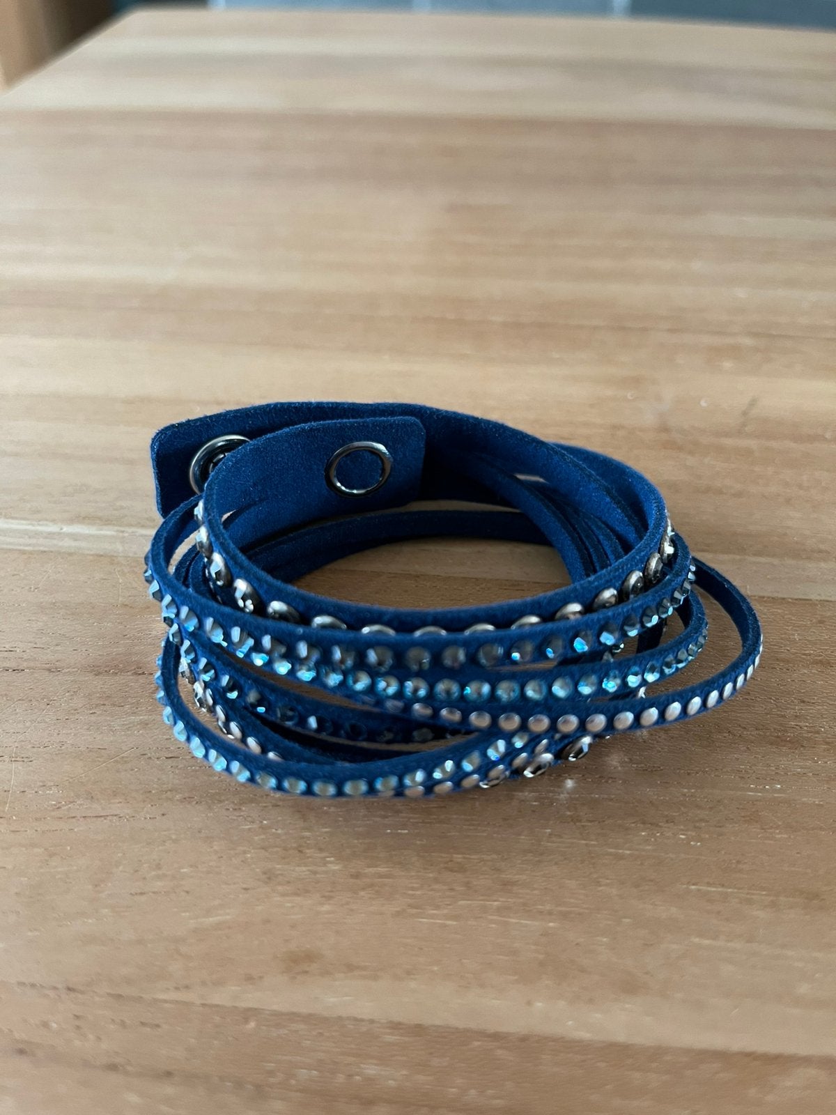 Armband Swarovski, Met kristal, Overige materialen, Blauw, Ophalen of Verzenden