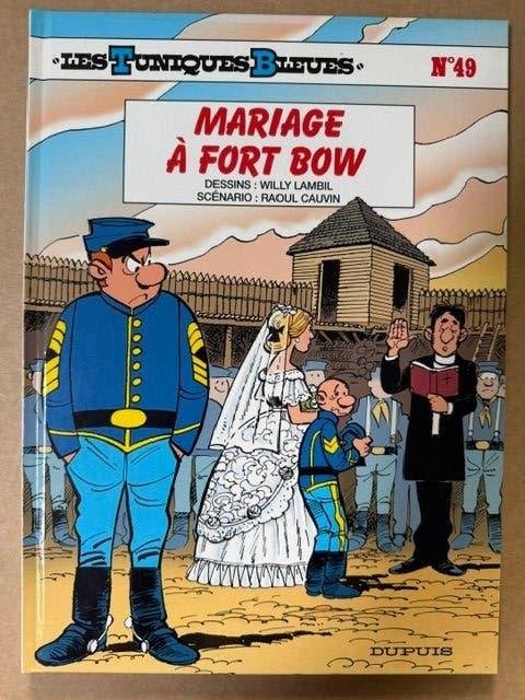 Les tuniques bleues tome 49 EO, Cauvin et..., Enlèvement ou Envoi, Une BD, Comme neuf