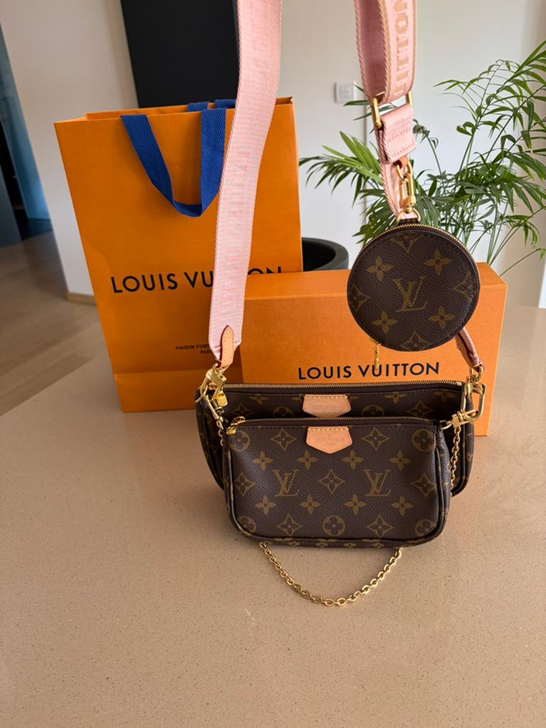 Louis vuitton multi pochette, Ophalen of Verzenden, Zo goed als nieuw