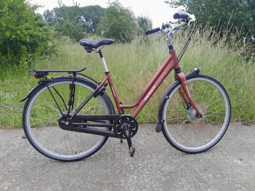 fiets, Gebruikt, Versnellingen, Trommelrem, Ophalen