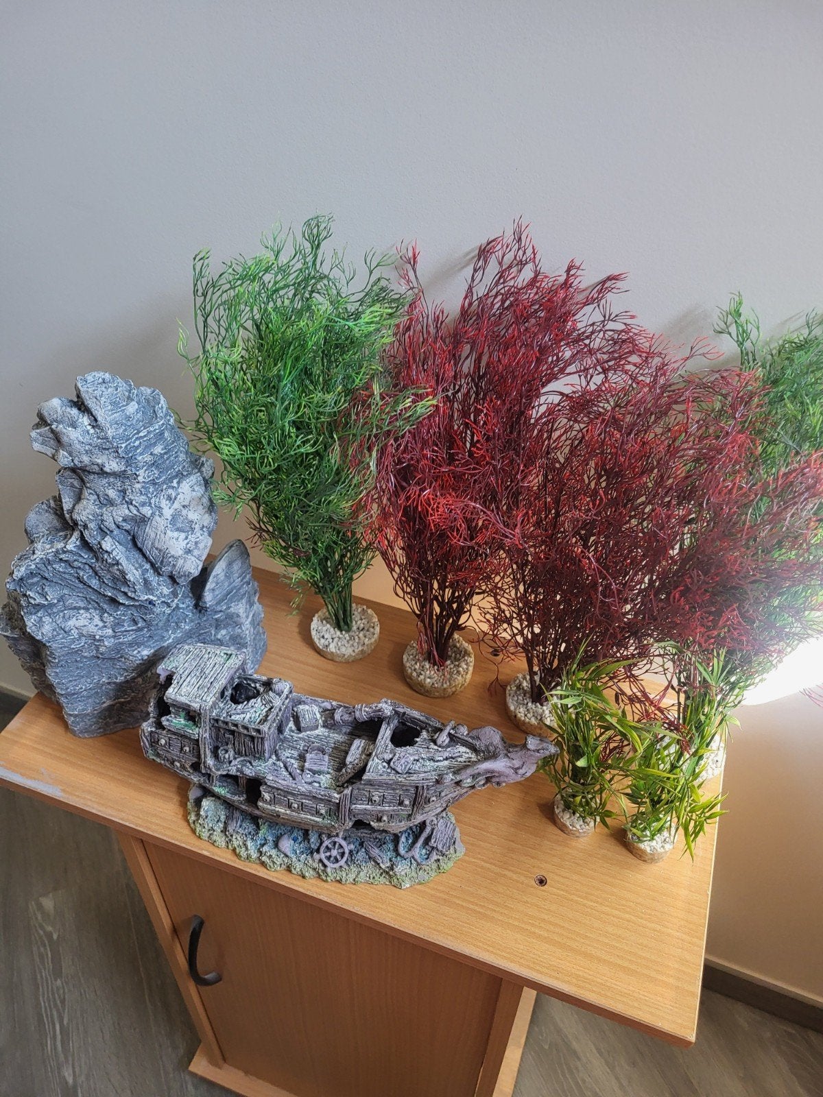 Accessoires aquarium, Ophalen