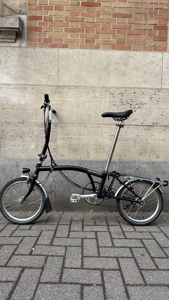 Brompton H6R volledig zwarte dynamo-met 6 versnellingen, Fietsen en Brommers, Ophalen, Brompton, 14 tot 16 inch, Versnellingen