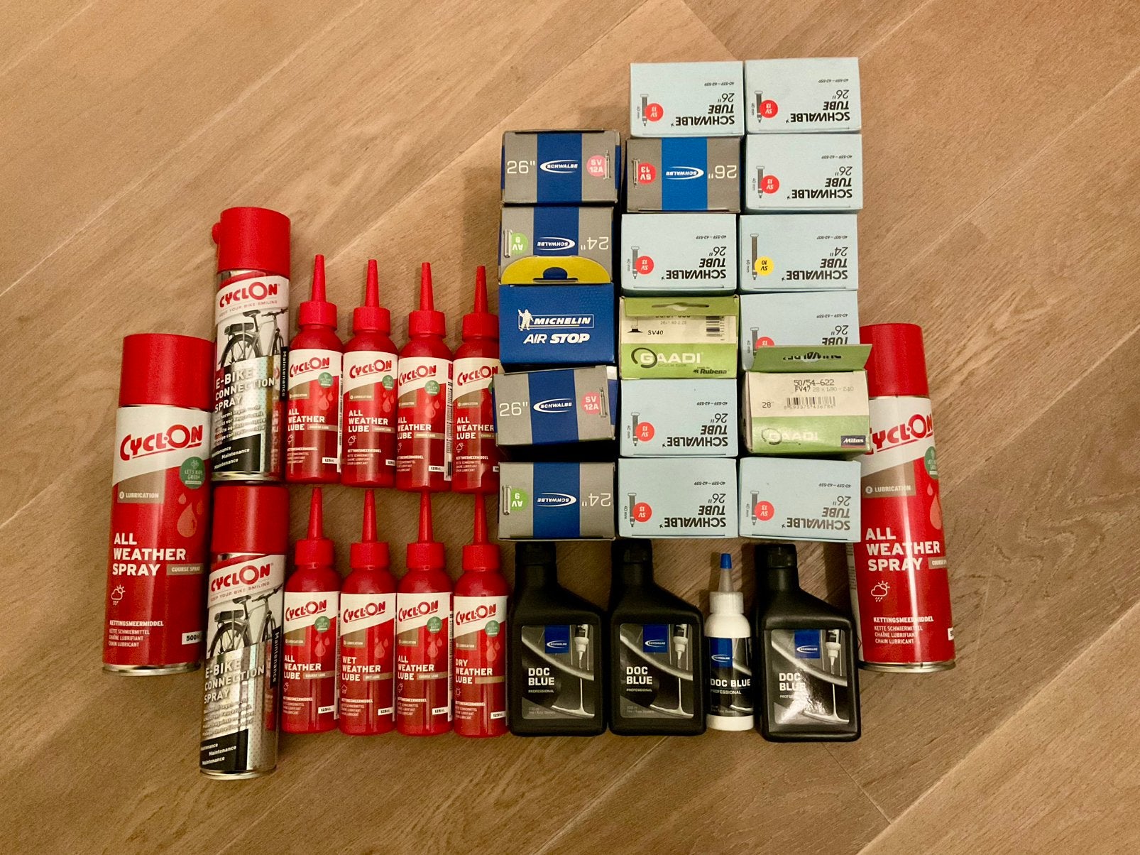 Produits d’entretien, tube sealant et chambres à air, Vélos & Vélomoteurs, Enlèvement ou Envoi, Comme neuf