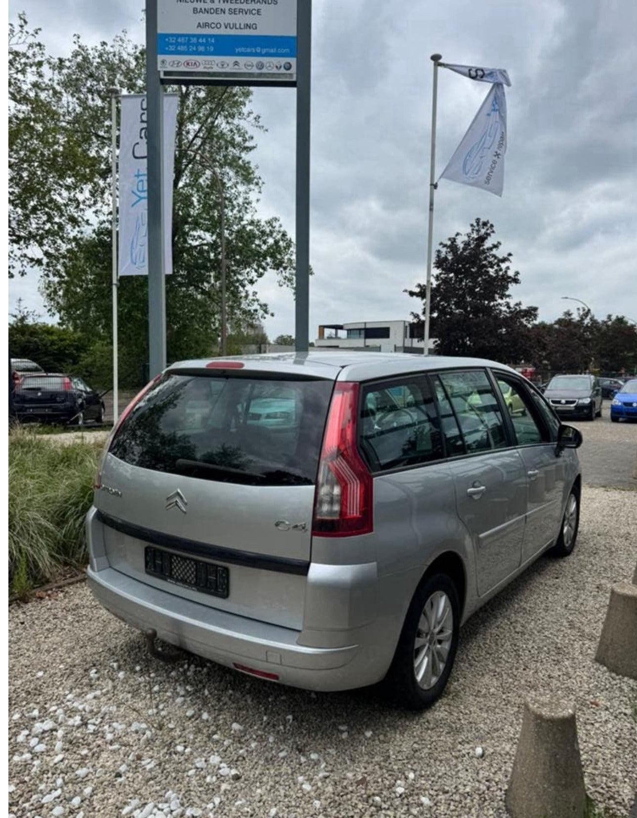 Citroen c4 picasso 7 zitplaatsen automaat, Auto's, Citroën, 75 kW, Zwart, 4 cilinders, 1600 cc