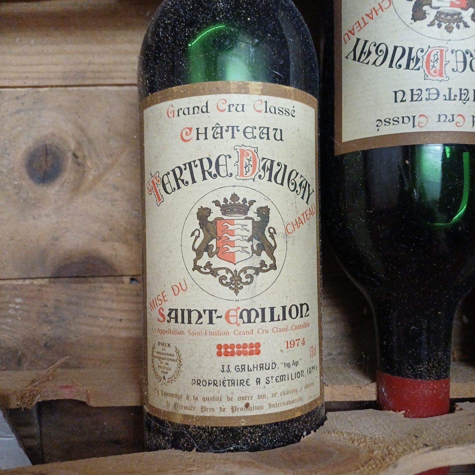 Saint-Émilion Grand Cru Classé Château Tertre Daugay 1974, Pleine, Enlèvement, Vin rouge, France