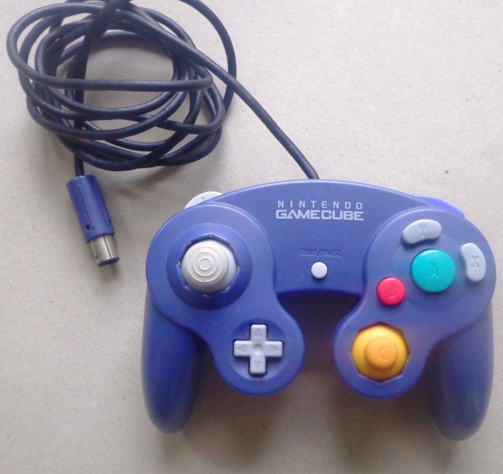 Originele Controller voor de Nintendo GameCube Paars, Ophalen of Verzenden, Zo goed als nieuw
