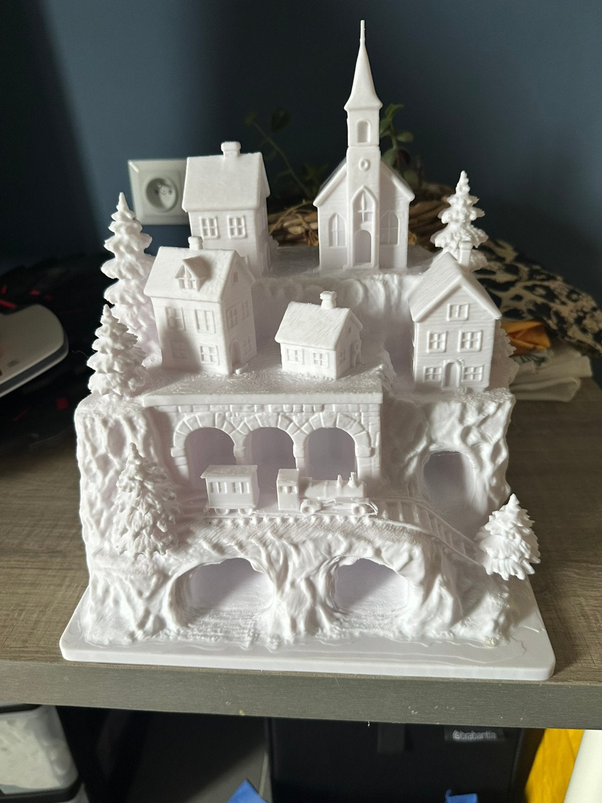 Village de noel avec leds, Enlèvement ou Envoi, Neuf