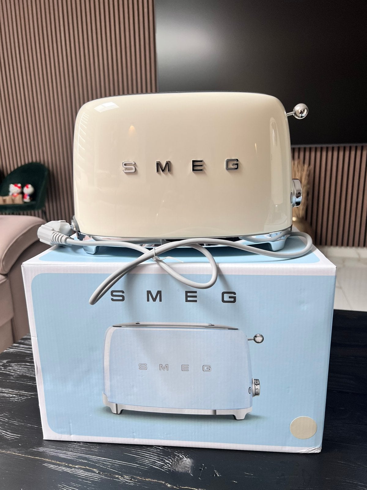 Smeg broodrooster splinternieuw, Electroménager, Grille-pain, Enlèvement, Neuf