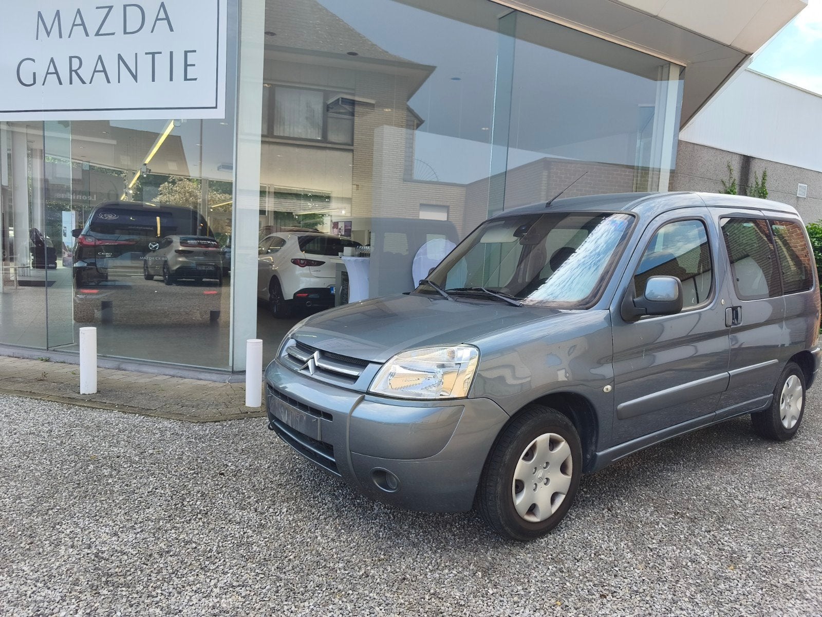 CITROËN BERLINGO 14i AIRCO. 2008 ! 1MAIN+CARNET COMPLET !, Autos, Argent ou Gris, Achat, Climatisation automatique, Citroën