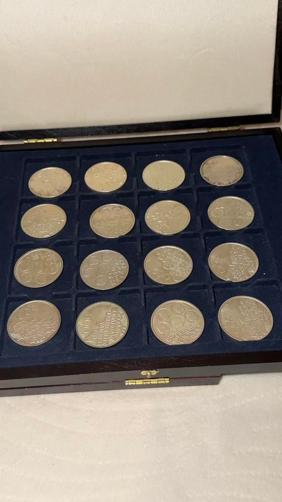 Belgische 500 Frank Munten – 44 Stuks – Mooie Collectie, Postzegels en Munten, Ophalen, Munten