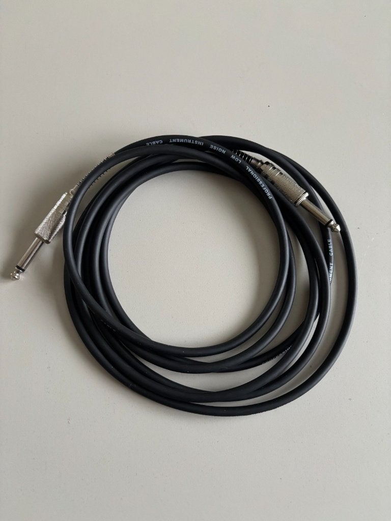 audiokabel van 6,3 mm, 3 m lang, TV, Hi-fi & Vidéo, Câbles audio & Câbles de télévision, Enlèvement ou Envoi, Comme neuf, 2 à 5 mètres