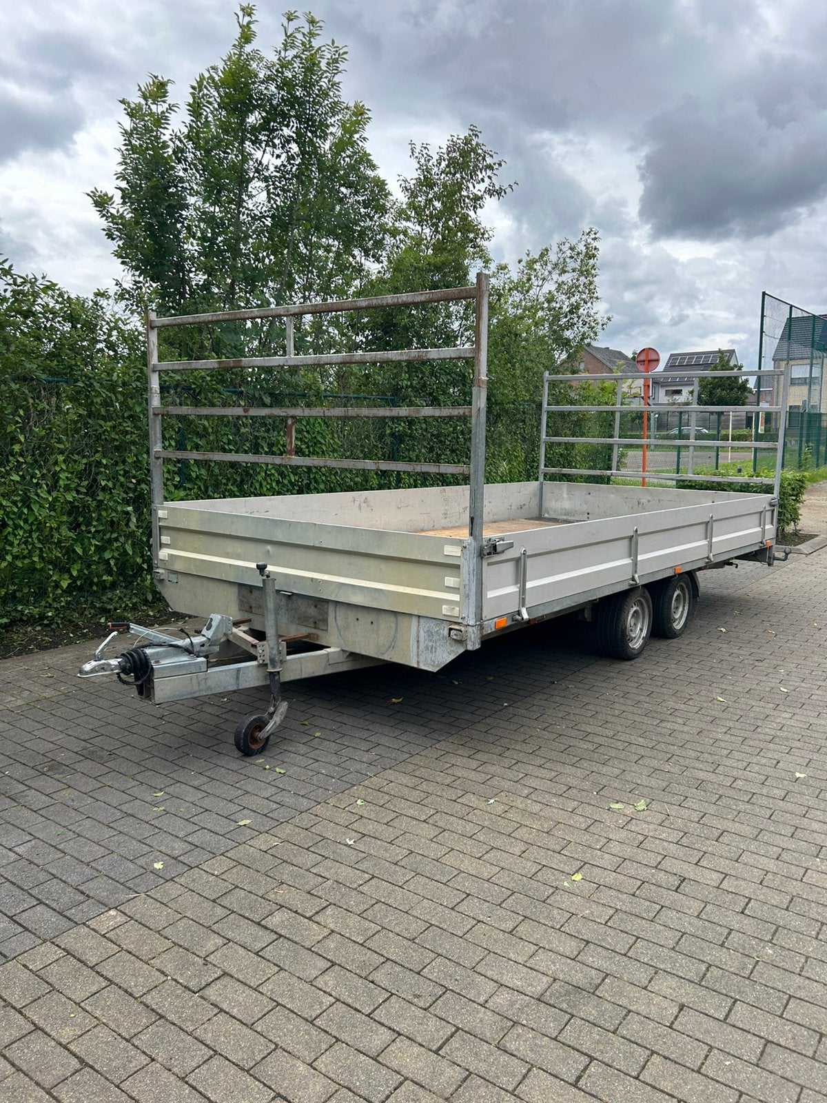 Extra brede geremde syma trailer 2.50x5.00, Auto diversen, Aanhangers en Bagagewagens, Ophalen, Gebruikt