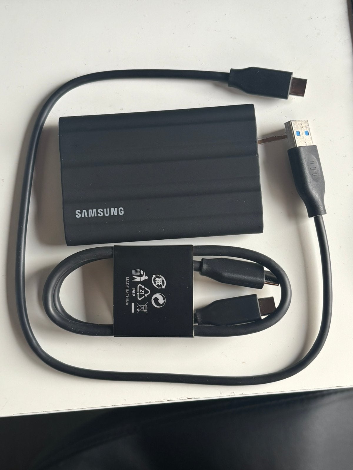 Samsung T7 Shield 1TB SSD zwart, Enlèvement, Comme neuf, SSD