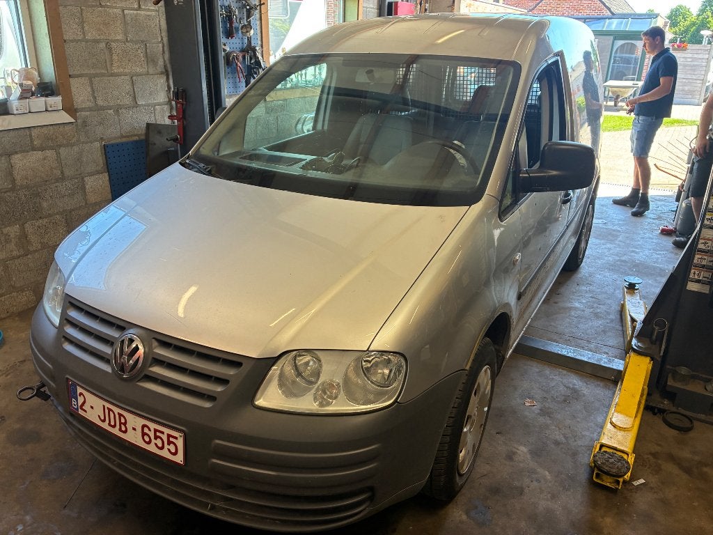 Onderdelen caddy (motor kapot), Ophalen