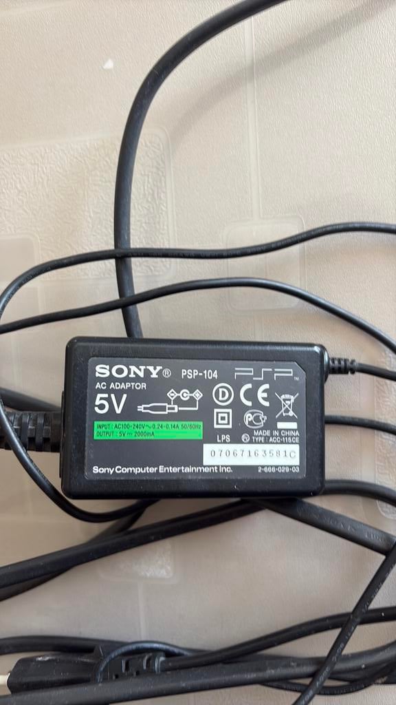 Oplader psp, Ophalen, Zo goed als nieuw, PSP