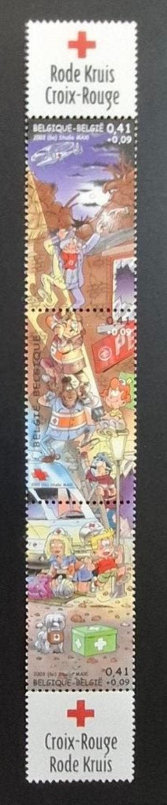 België: OBP 3163/65 ** Rode Kruis 2003., Frankeerzegel, Ophalen of Verzenden, Zonder stempel, Postfris
