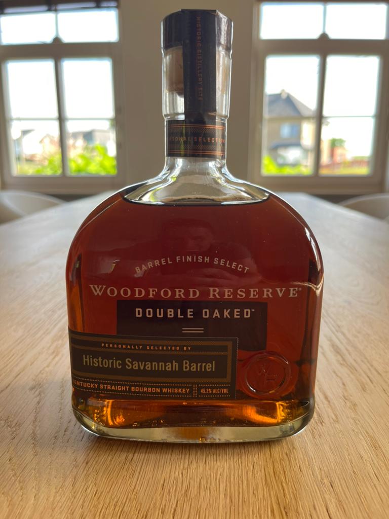 Woodford Reserve Version USA Historic Savannah Barrel 75cl, Ophalen of Verzenden, Zo goed als nieuw