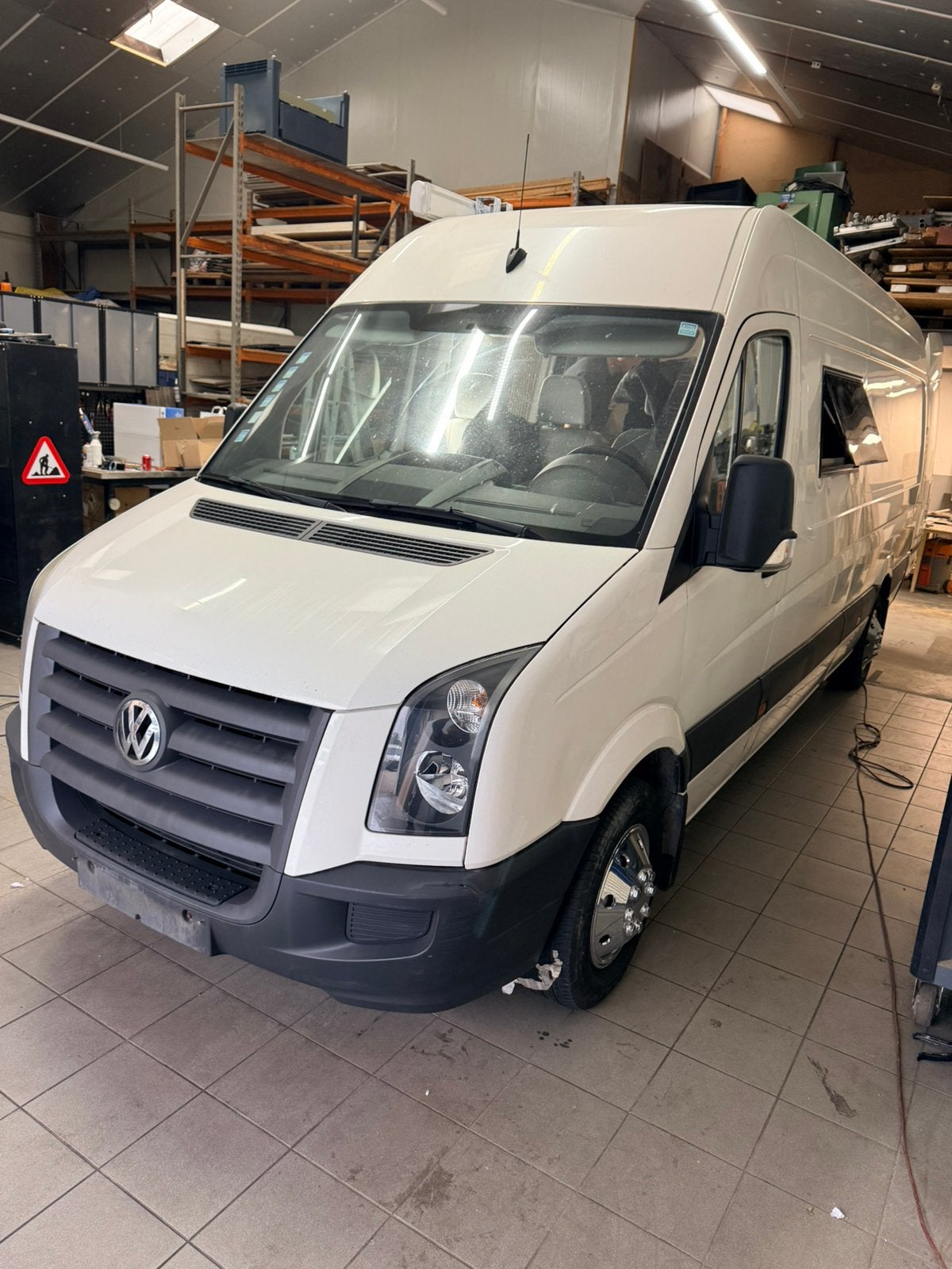Volkswagen crafter camper-bus gekeurd met garantie, Caravanes & Camping, Camping-cars, Entreprise, Réfrigérateur, Volkswagen