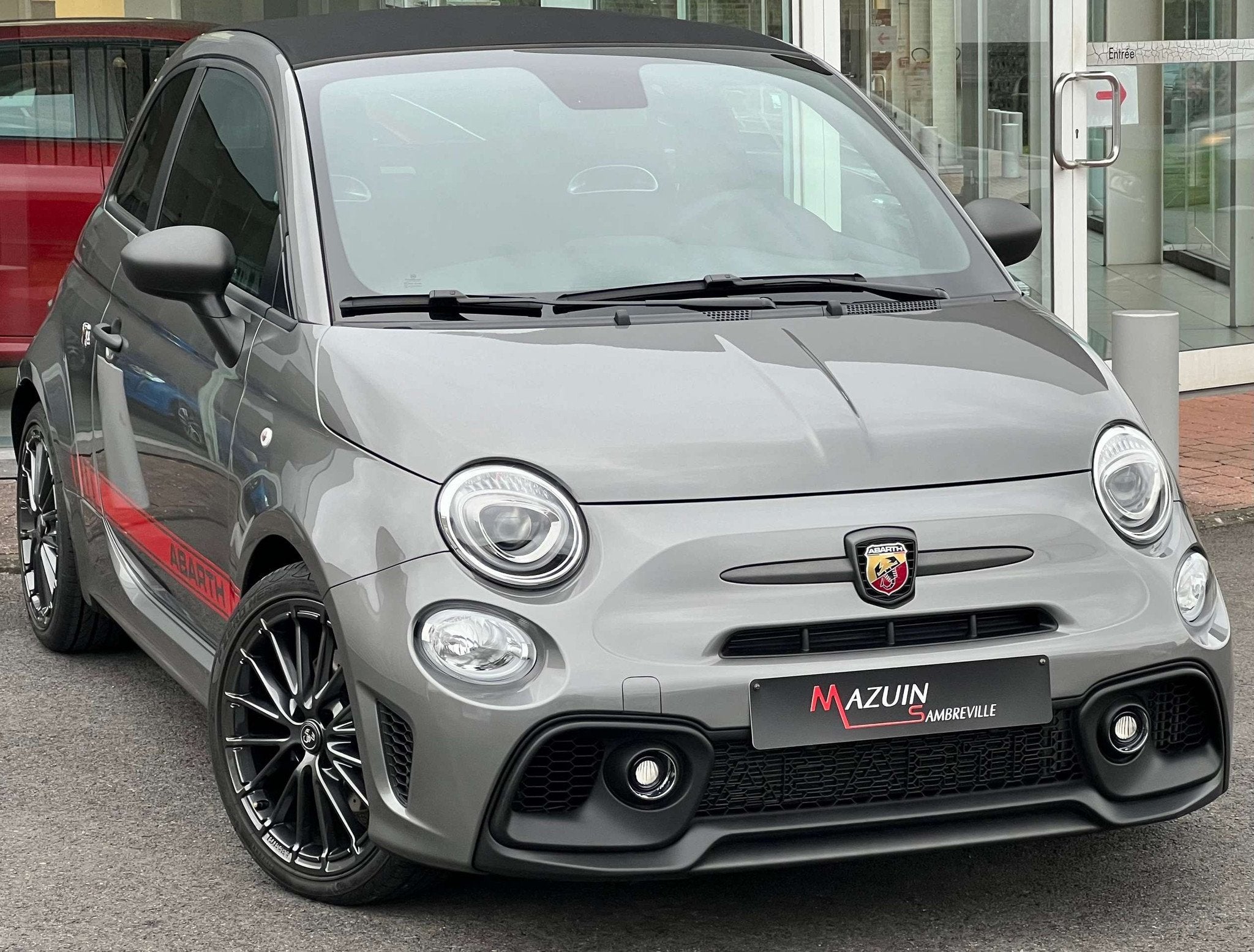 Abarth 595C 1.4 T-Jet * Cabriolet * 8.200 Km * CarPlay * 163, Argent ou Gris, Achat, Euro 6, Entreprise