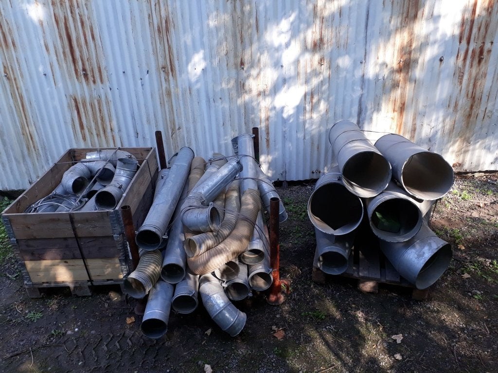 Tuyaux d'aspiration pour machine à bois, Enlèvement