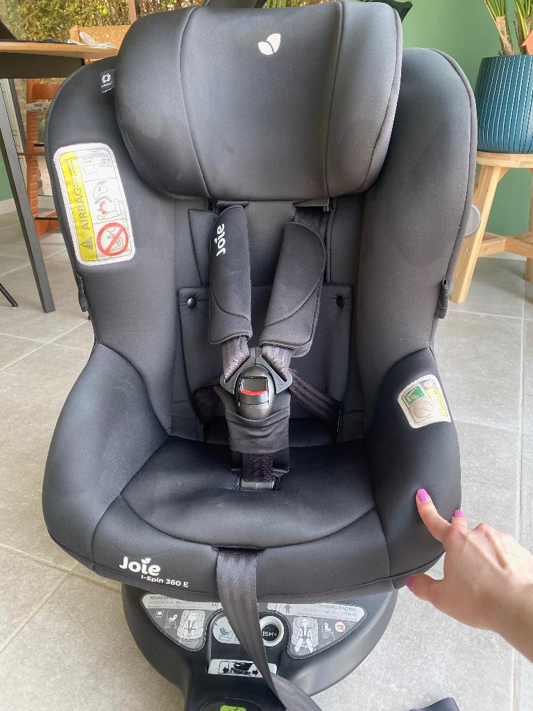 maxi cosi draaibare autostoel joie i-spin 360 met isofox, Ophalen, Verstelbare rugleuning, Gebruikt, 9 t/m 18 kg