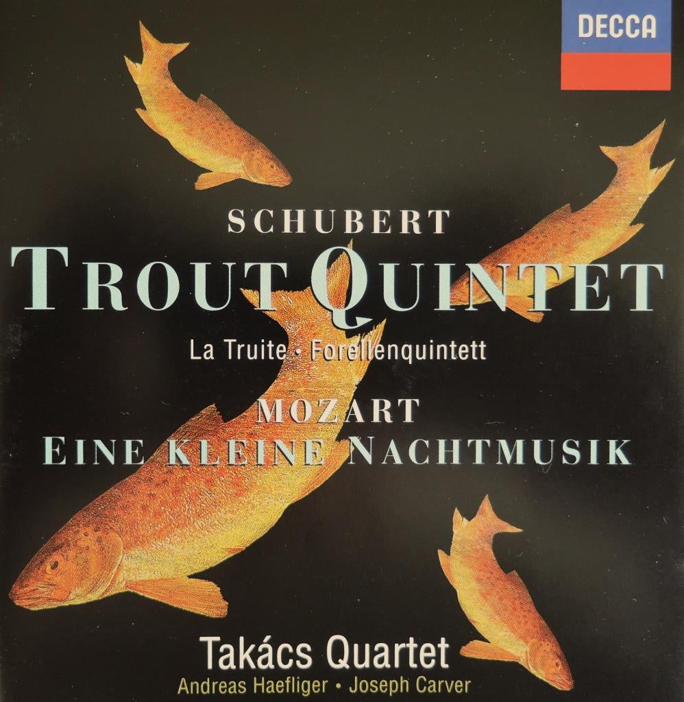 Schubert / Wolf / Mozart - Takacs Quartet - DECCA - 1998, Cd's en Dvd's, Ophalen of Verzenden, Zo goed als nieuw, Kamermuziek