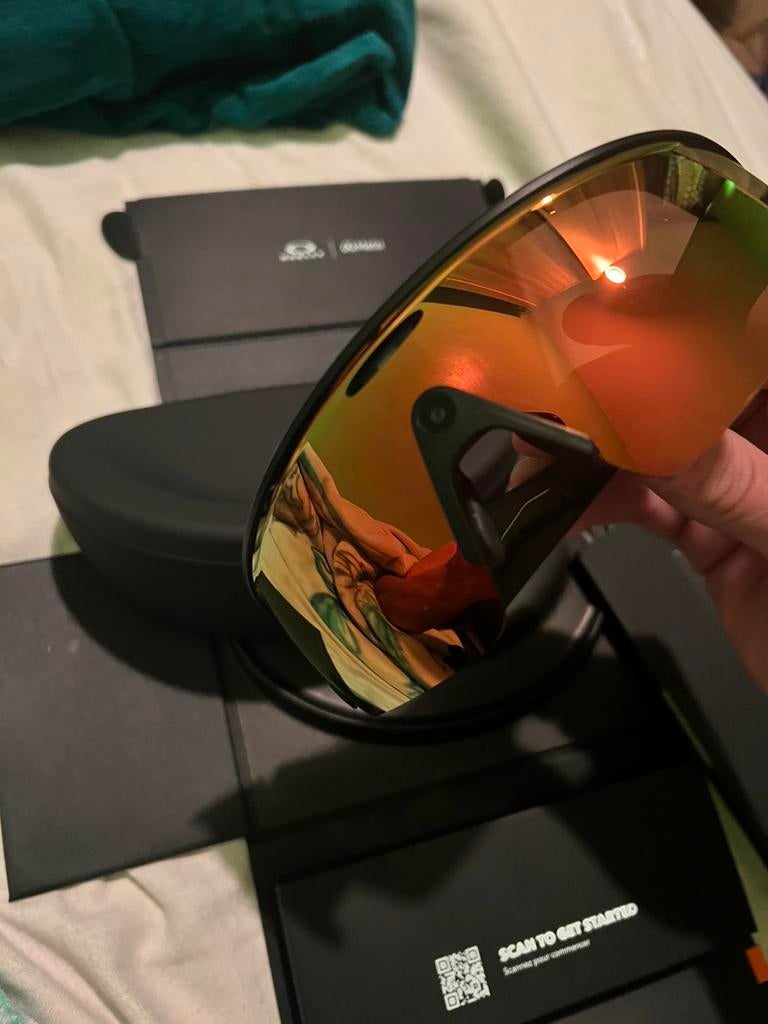 Meta Oakley Vanguard - Meta Glasses Bril, Zwart, Ophalen of Verzenden, Zo goed als nieuw, Oakley