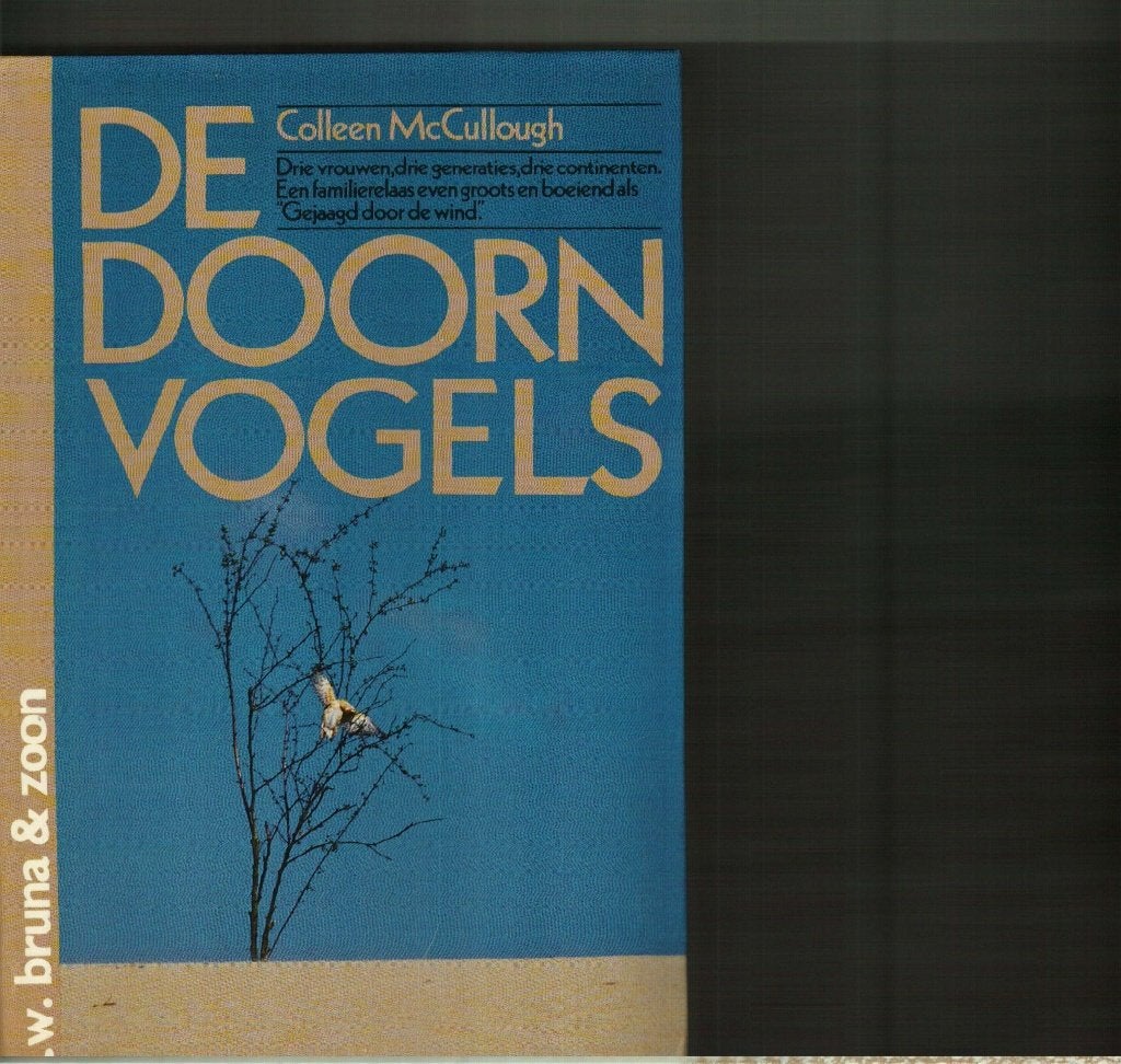 De doornvogels Colleen McCullough 499 blz, Livres, Romans historiques, Comme neuf, Enlèvement ou Envoi