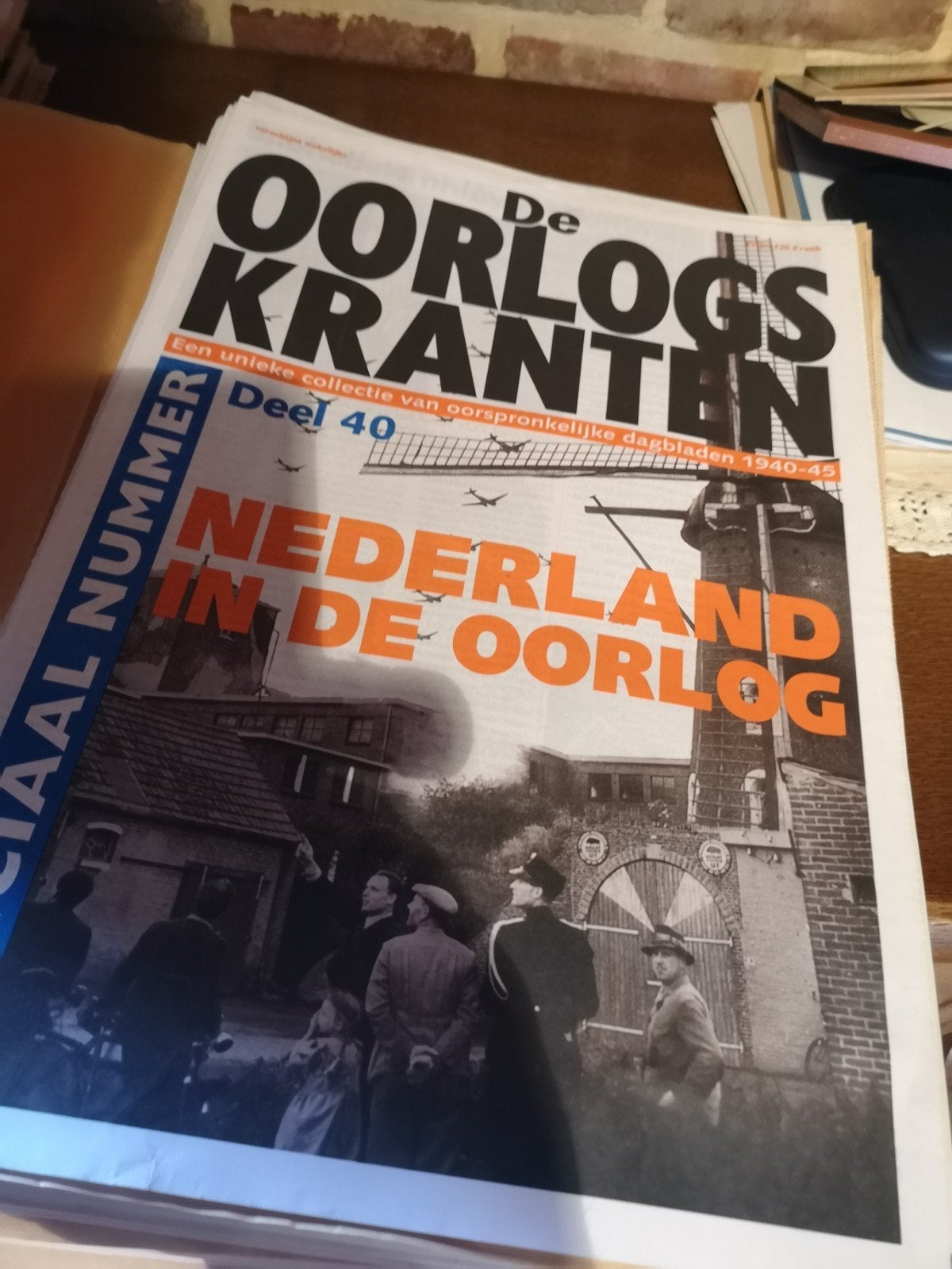 de oorlogskranten in perfecte staat, Ophalen