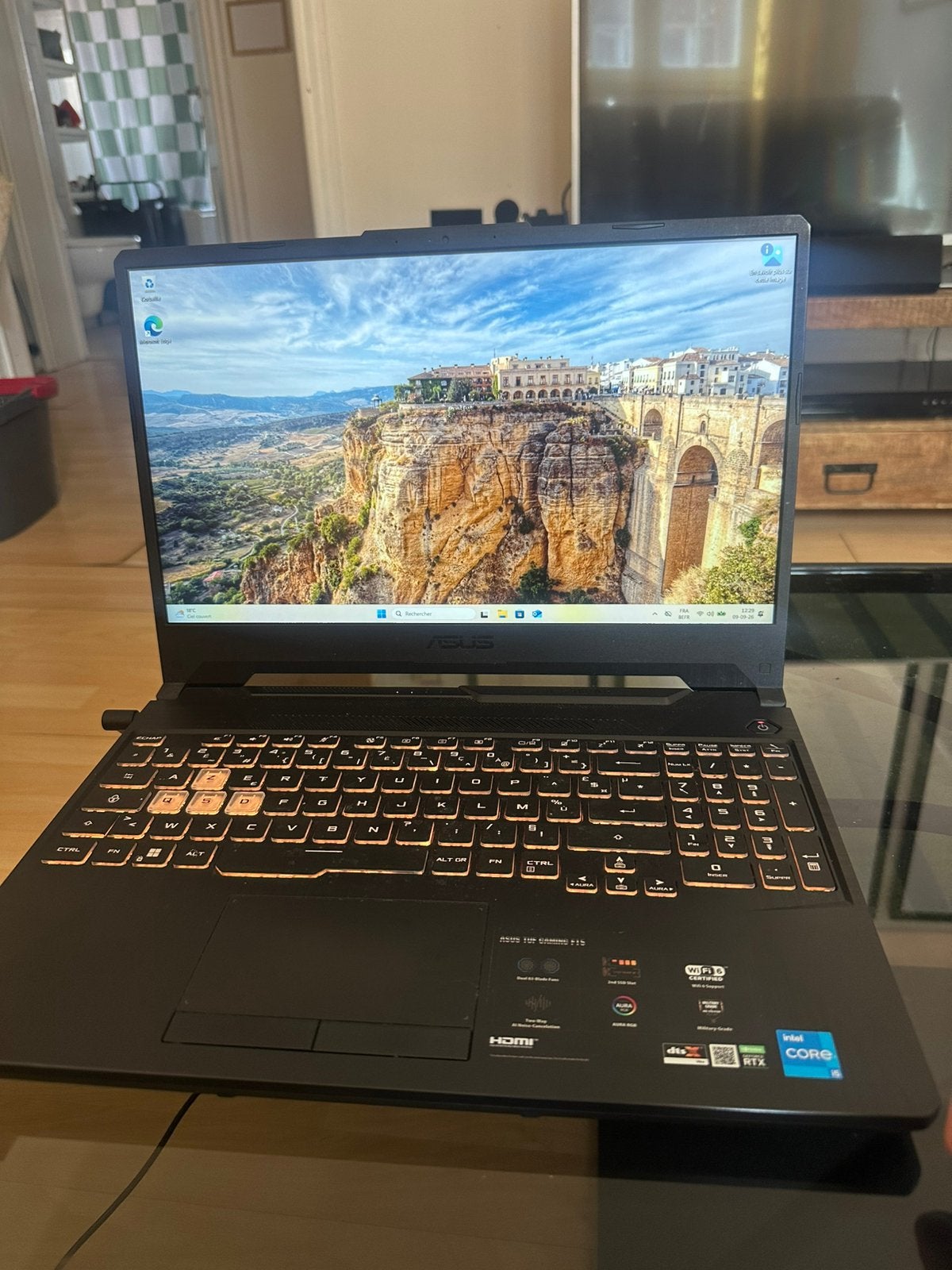 Pc Gamer Asus FX506 - 16go Ram - RTX 3050, Enlèvement