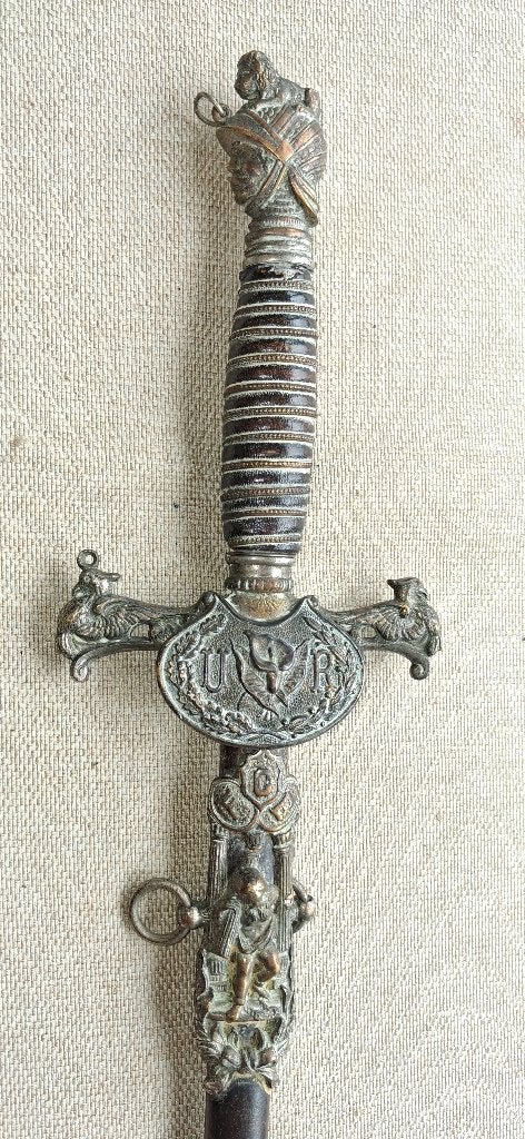 Epée ordre fraternel de Pythias XIXe siècle, Collections, Enlèvement ou Envoi, Armée de terre, Épée ou sabre