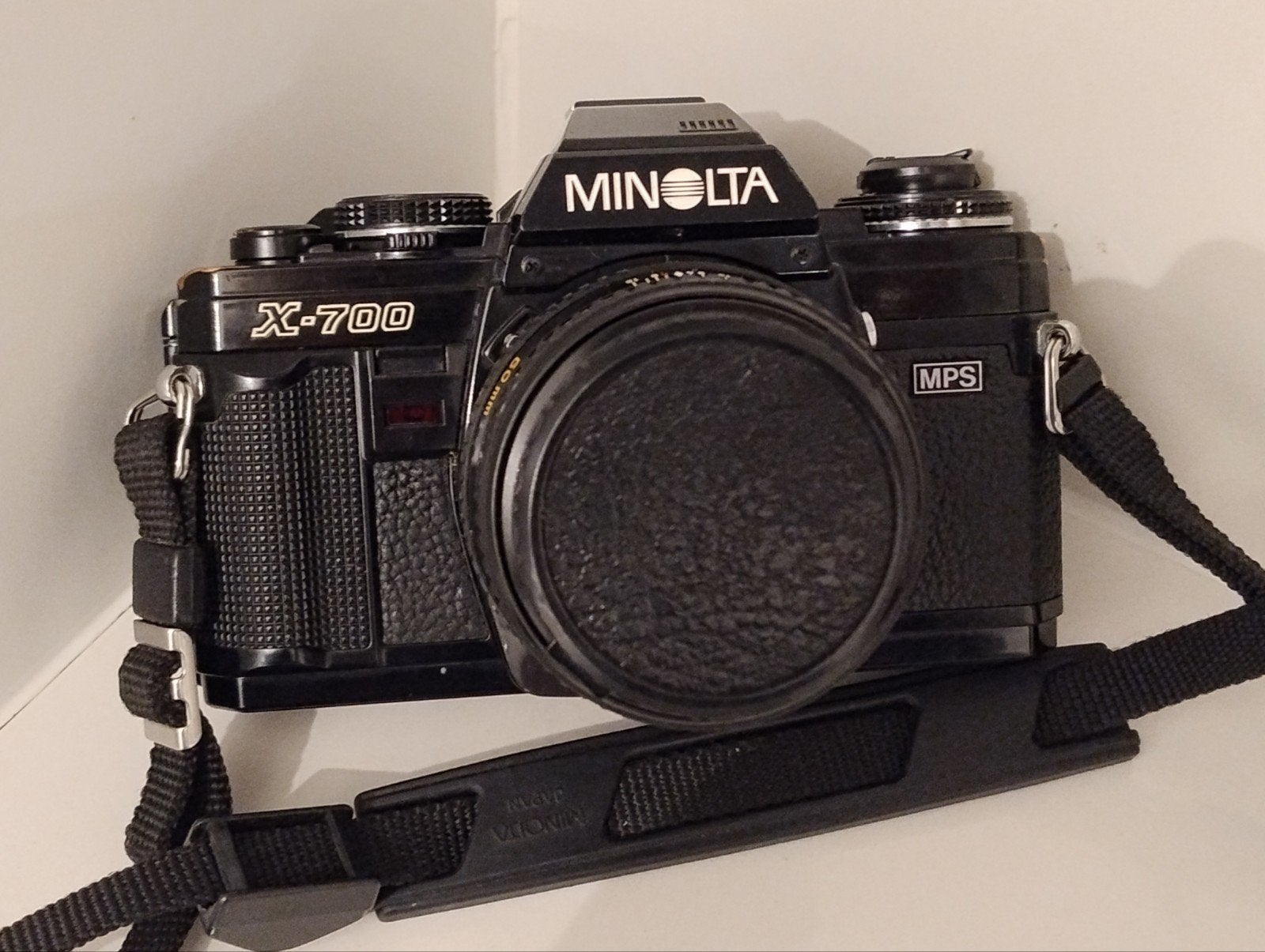 Appareil photo Minolta X700 avec objectif Minolta MD Rokkor, TV, Hi-fi & Vidéo, Enlèvement ou Envoi, Utilisé, Reflex miroir, Minolta